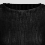 ISSEY MIYAKE Spikelet Knit Top - Black