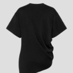 ISSEY MIYAKE Luster Drape Knit Top - Black