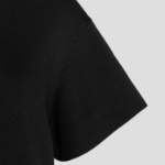 ISSEY MIYAKE Luster Drape Knit Top - Black