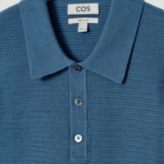 COS – Textured Knit Cotton Polo Shirt