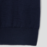 PLAY COMME DES GARÇONS (Unisex) Red Heart Wappen Short Sleeve Cardigan – Navy