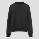 Theory Women Interlock Light Karenia Blouson Tee - Charcoal Melange