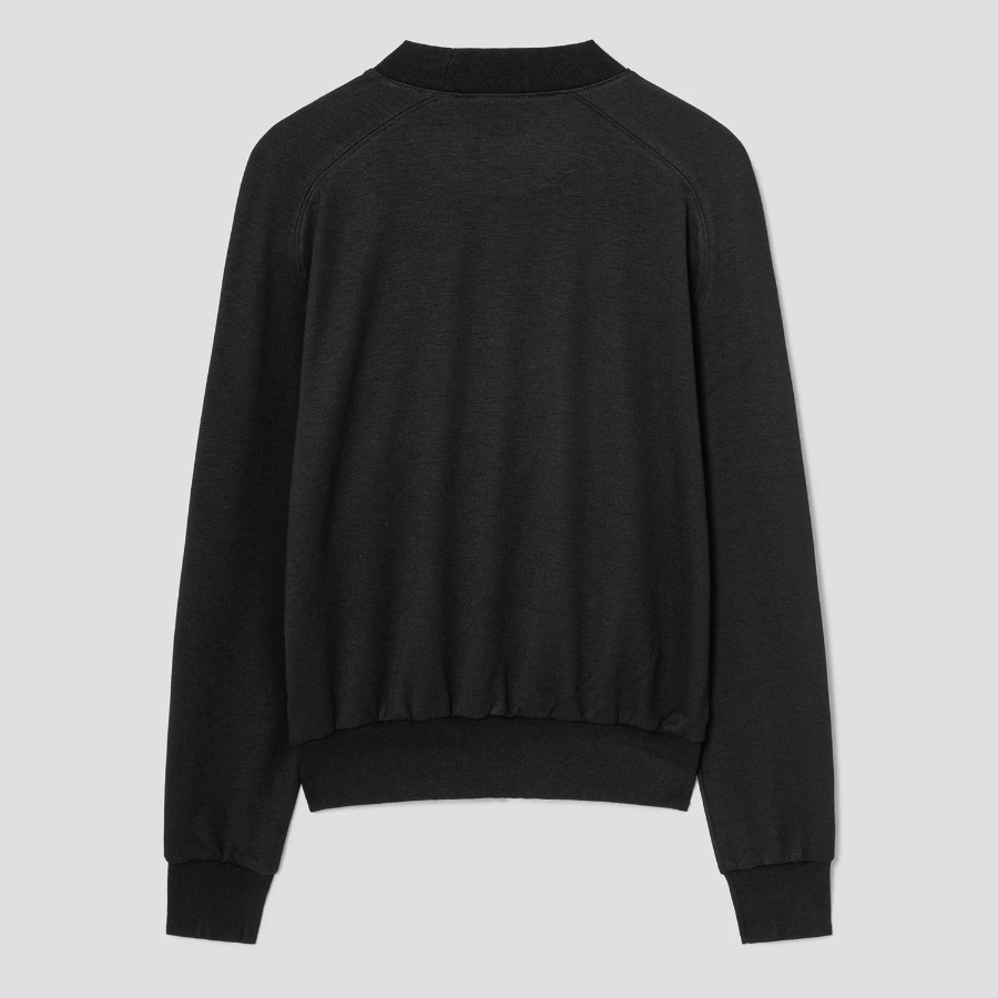 Theory Women Interlock Light Karenia Blouson Tee - Black