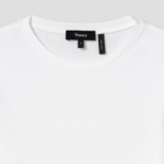 Theory Women Apex Cotton Long Sleeve Tiny Tee - White