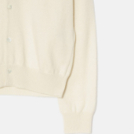 PLAY COMME DES GARÇONS (Unisex) White Heart Wappen Cardigan – White