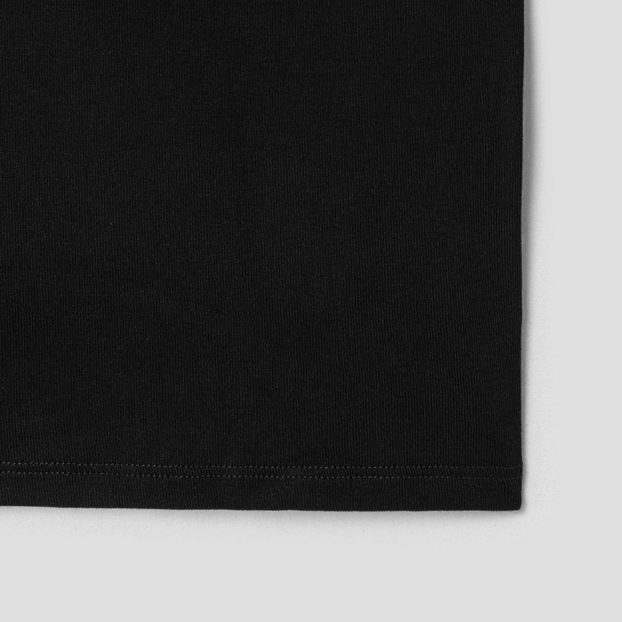 Theory Women Ribbed Viscose Tiny Tee - Black
