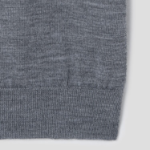 PLAY COMME DES GARÇONS (Unisex) Red Heart Wappen Short Sleeve Cardigan – Grey