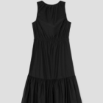 Theory Women Soft Lawn Gather Tiered Dress - Black