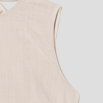 Theory Women Lightweight Wool Tier Tie Neck Dress - Sand
