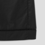 Theory Women City Poplin Eyelet Shorts - Black