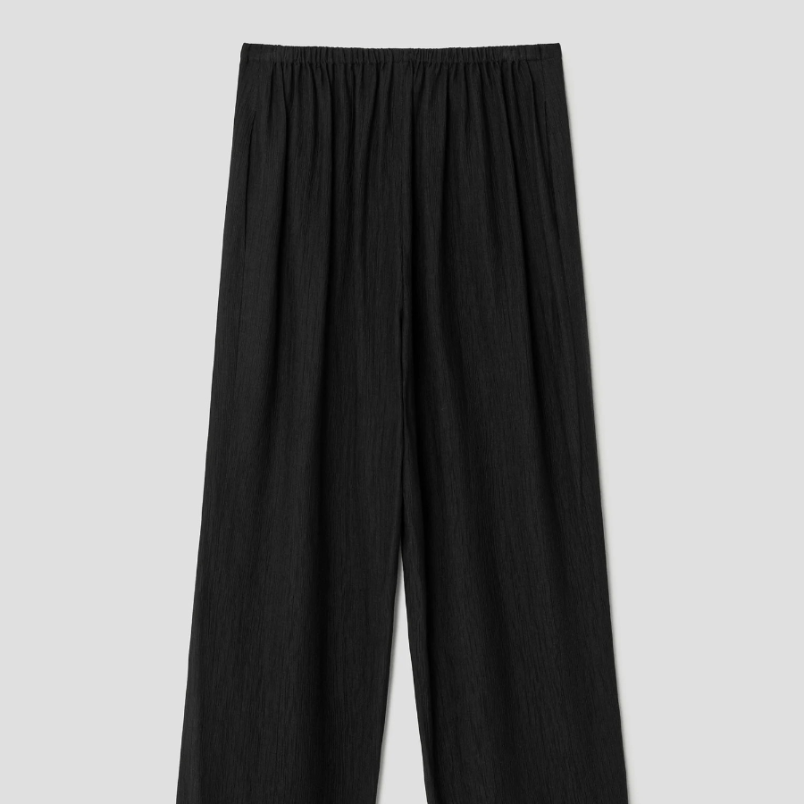 Theory Women Willow Crepe Easy Pull On Pants - Black