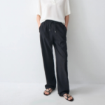 Theory Women Good Crunch Drawcord Pull On Pants - Black