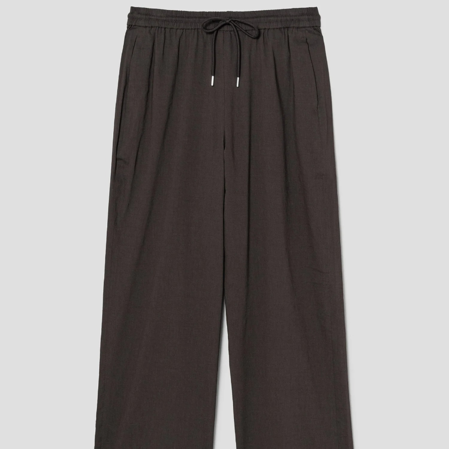 Theory Women Good Crunch Drawcord Pull On Pants - Coffee