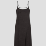 JACQUEMUS La Robe Notte - Croco Brown
