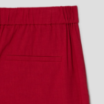Theory Women Good Crunch Relax Straight Pants - Cherry
