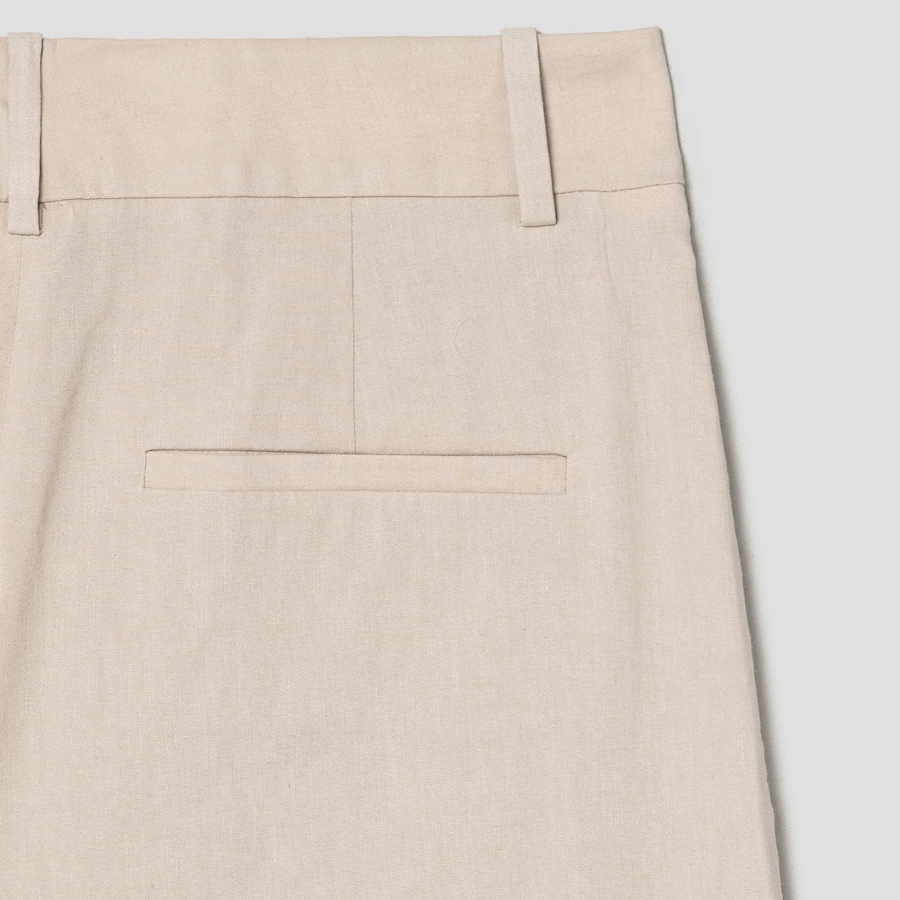 Theory Women Good Crunch Highwaist Trouser - Straw