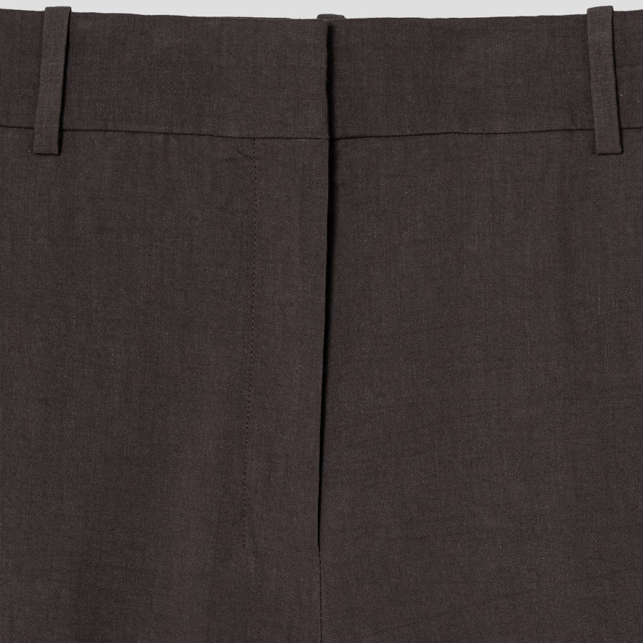 Theory Women Good Crunch Highwaist Trouser - Coffee