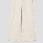 Theory Women Soft Denim High Waist Wide Jean - Ecru
