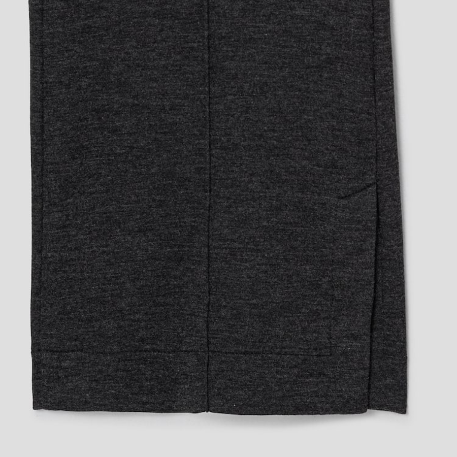 Theory Women Interlock Light Slim Trouser - Charcoal Melange