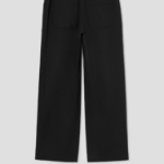 Theory Women Neoteric Twill Utility Wide Pant - Black
