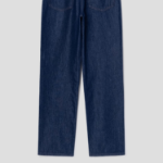 Theory Women Relaxed Denim High Waist Straight Jean - Indigo