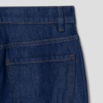 Theory Women Relaxed Denim High Waist Straight Jean - Indigo