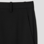 Theory Women Good Wool Slim Full Length Trouser - Black