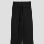 Theory Women New Tailor 2 Wide Straight Trouser - Black