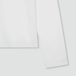JAJU Heavy Cotton Long Sleeve T-Shirt – White