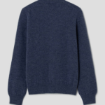 PLAY COMME DES GARÇONS (Women) Pastel Small Red Heart Wappen Cardigan – Navy