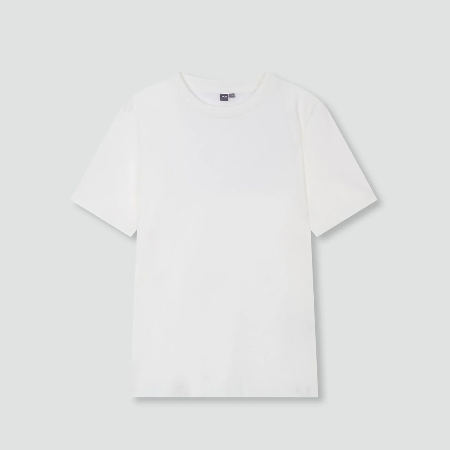 JAJU Smart Cotton Short Sleeve T-Shirt – White