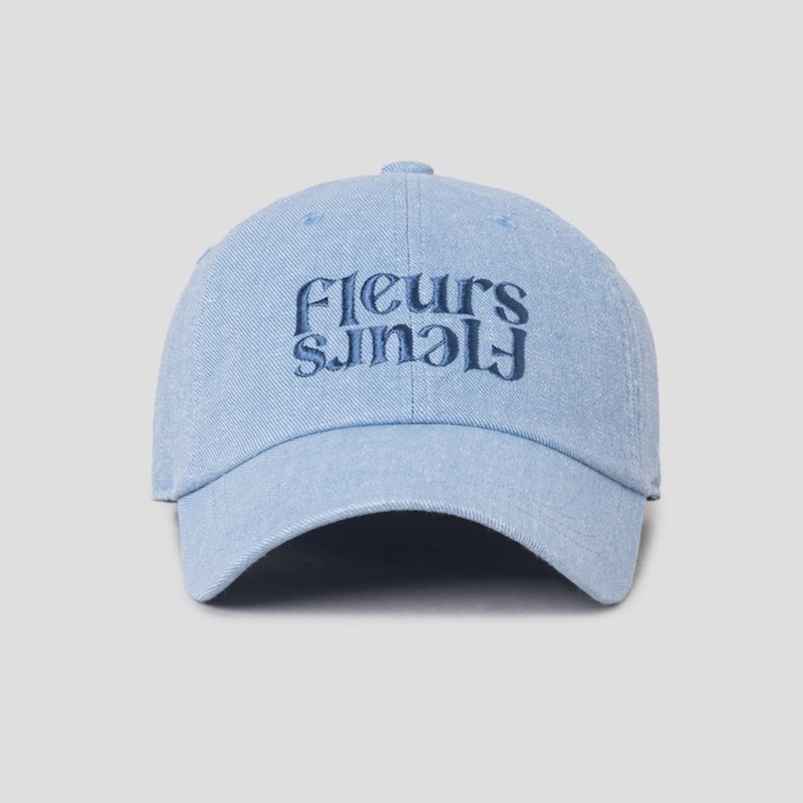 8 seconds Denim Ball Cap — Sky Blue