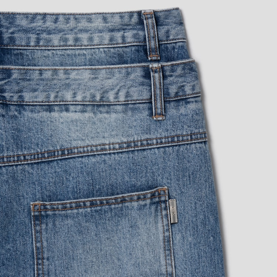 JUUN.J Denim Double Waist Pants – Sky Blue