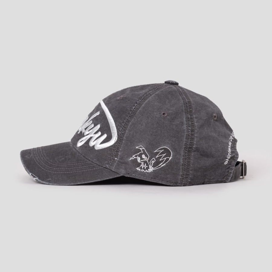 8 seconds Ttarakyu Nylon Destroyed Cap — Ash