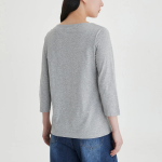 JAJU Slub 7bu T-Shirt – Melange Grey