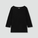 JAJU Slub 7bu T-Shirt – Black