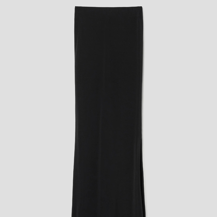JACQUEMUS La Jupe Peplo — Black