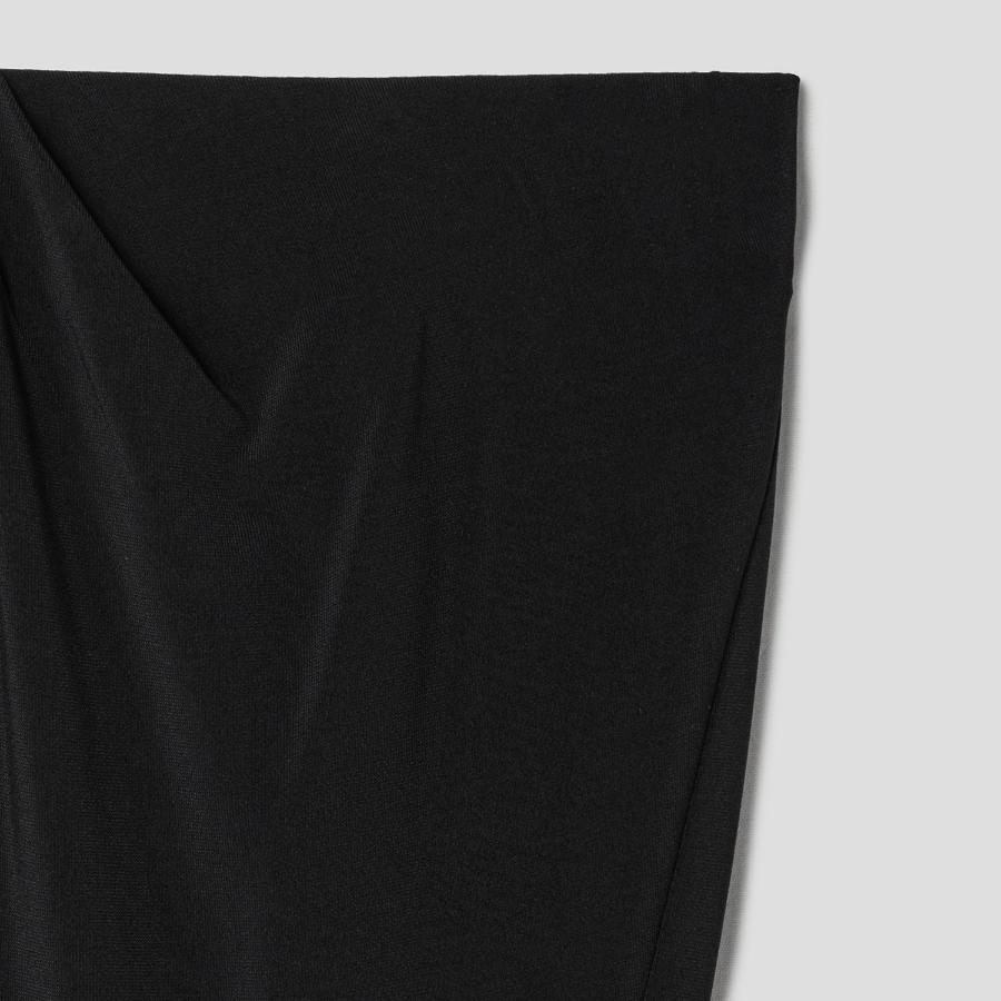 JACQUEMUS La Jupe Peplo — Black