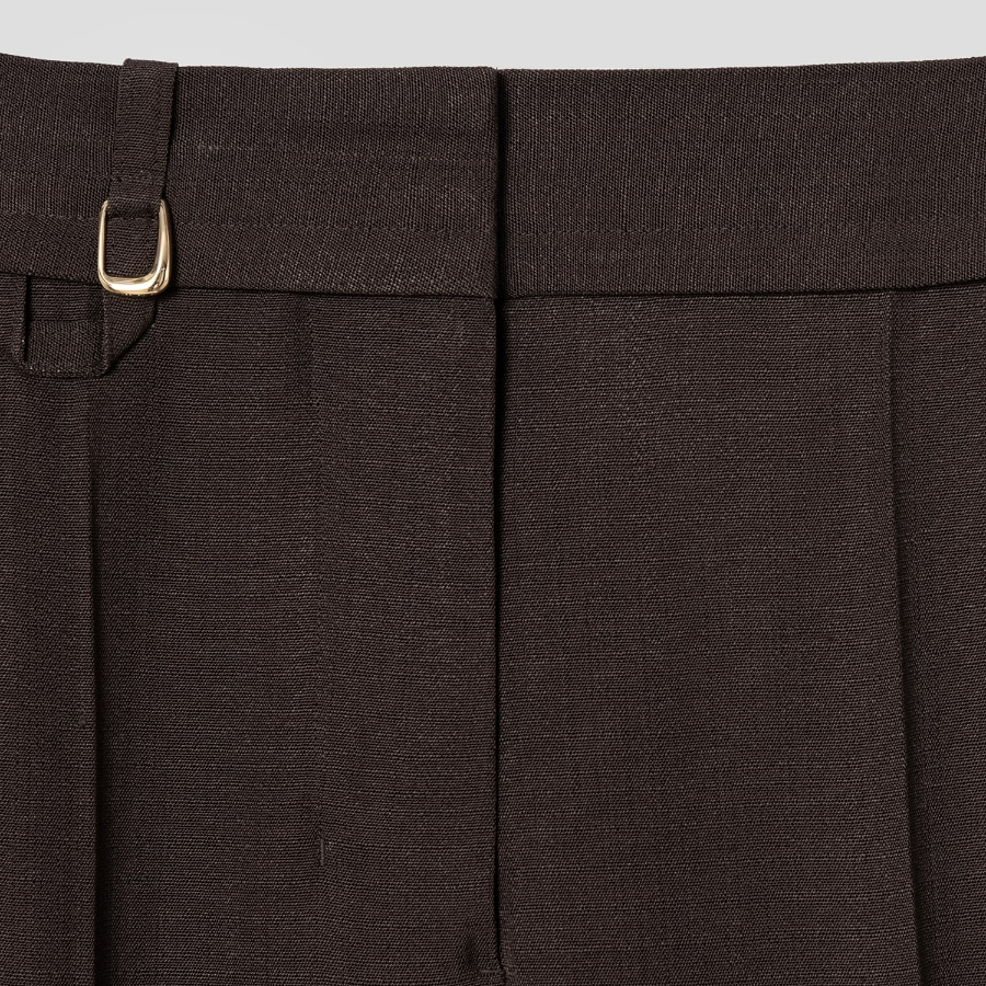 JACQUEMUS Le Pantalon Tibau — Dark Brown