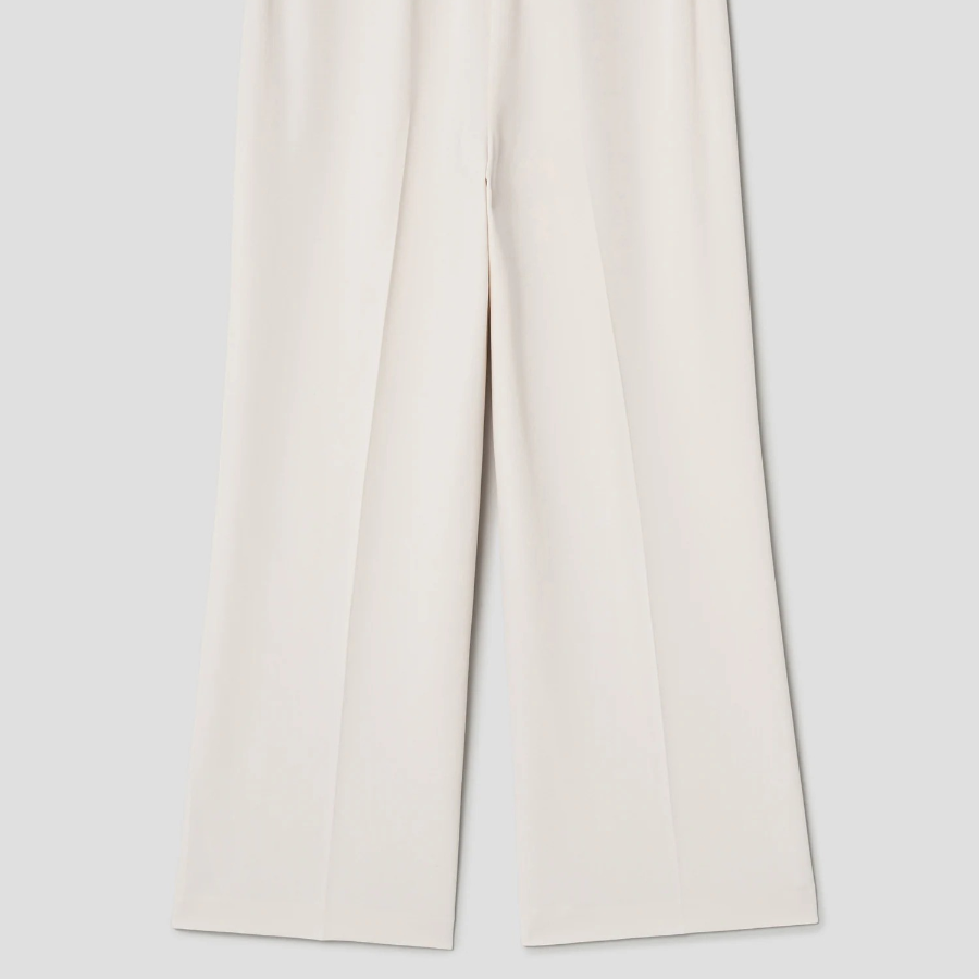 Theory Women Admiral Crepe Wide Pull On Pants - Rice