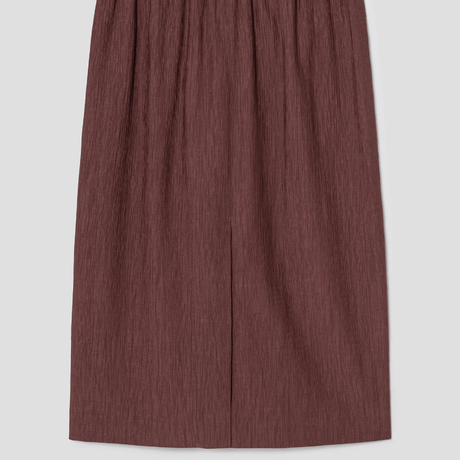 Theory Women Willow Crepe Pull On Skirt - Marron