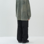 JUUN.J Nylon Twill Front Cargo Pants – Black