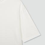 JAJU Smart Cotton Loose-Fit Half-Sleeve T-Shirt – White