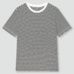 JAJU Slub Short-Sleeve T-Shirt – Jet Black