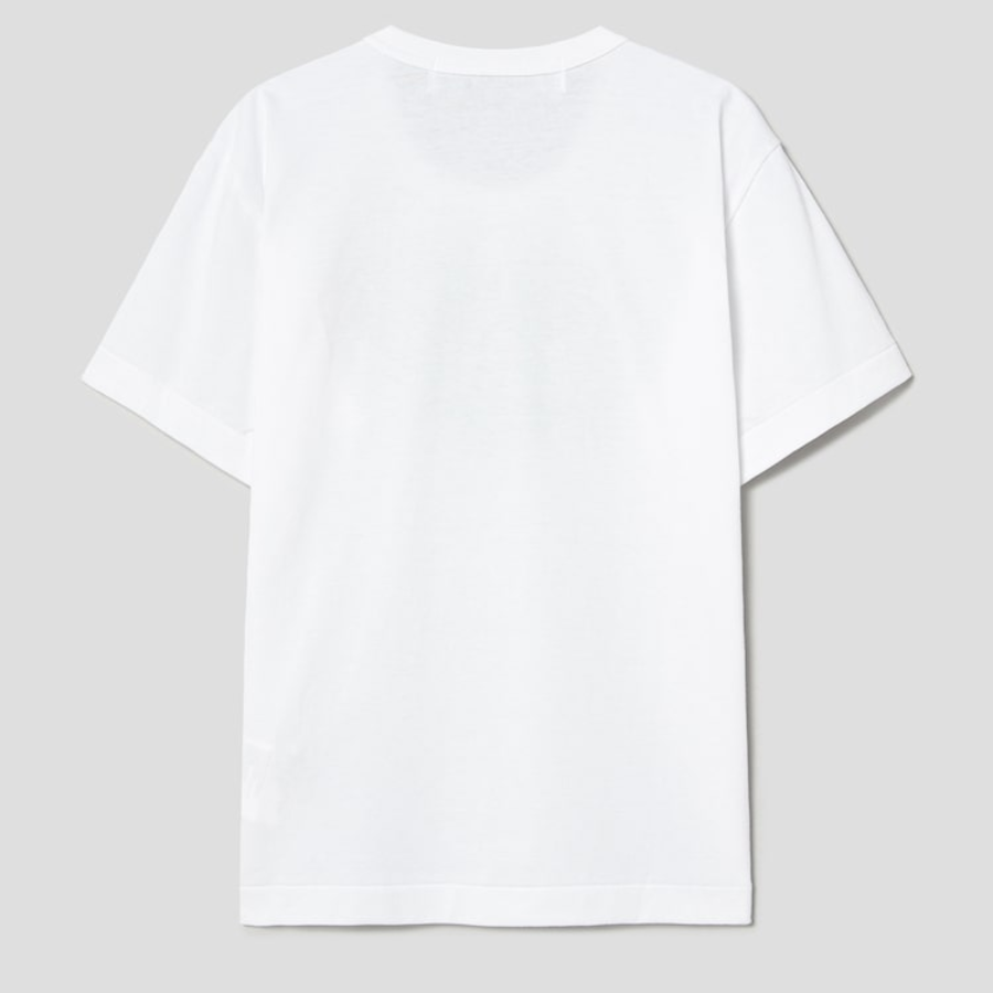 PLAY COMME des GARÇONS (Unisex) Red Heart Wappen Green Heart Print T-Shirt – Green