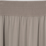 Theory Women Silk Combo Rib Waistband Volume Skirt - Soft Taupe