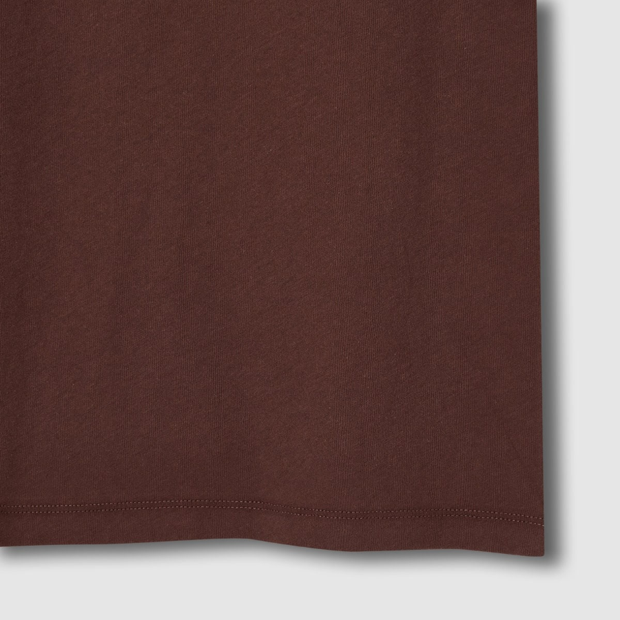 JAJU Cotton Twist Yarn Sleeveless T-Shirt – Brown