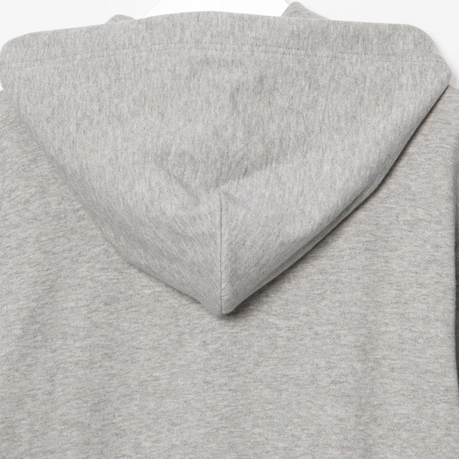 PLAY COMME des GARÇONS Red Heart Wappen Hoodie – Grey