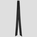 8 seconds Silky Skinny Scarf - Black