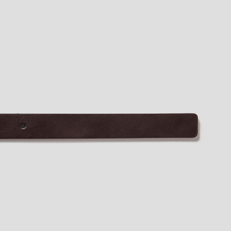 8 seconds 20mm Square Buckle Belt - Brown